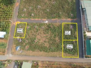 3 lô góc 2 mặt tiền khu phân lô hẻm 134 đường Phùng Hưng - Phường Lộc Tiến - Bảo Lộc