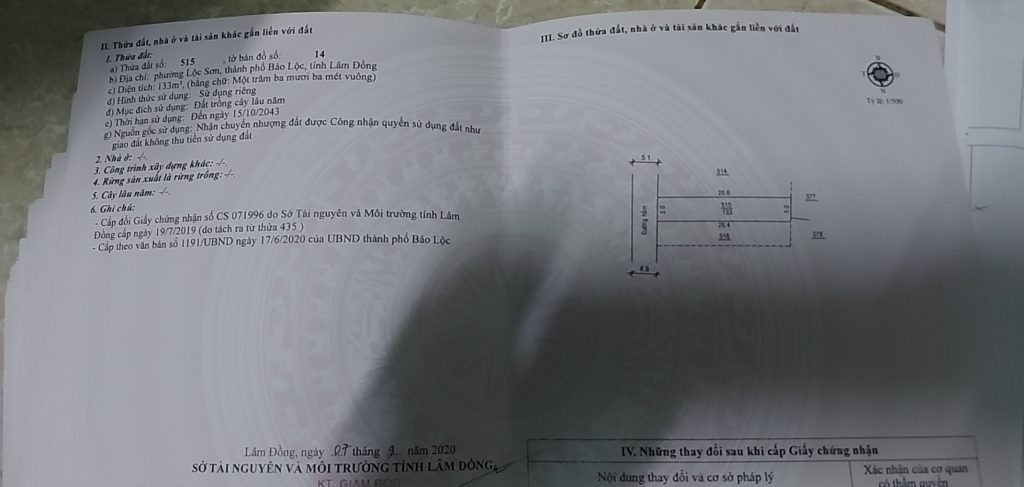 Đất nền giá rẻ hẻm 414 Trần Hưng Đạo, Phường Lộc Sơn, Bảo Lộc
