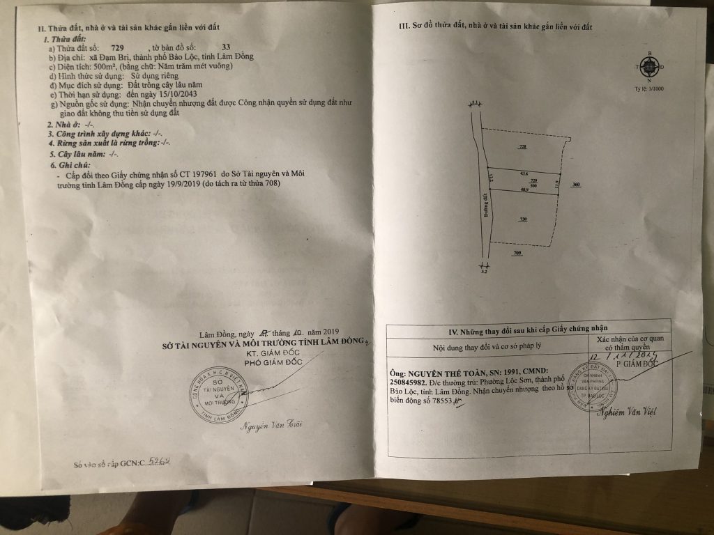 Đất nền hẻm 71 Trần Nhật Duật Xã ĐamBri Bảo Lộc