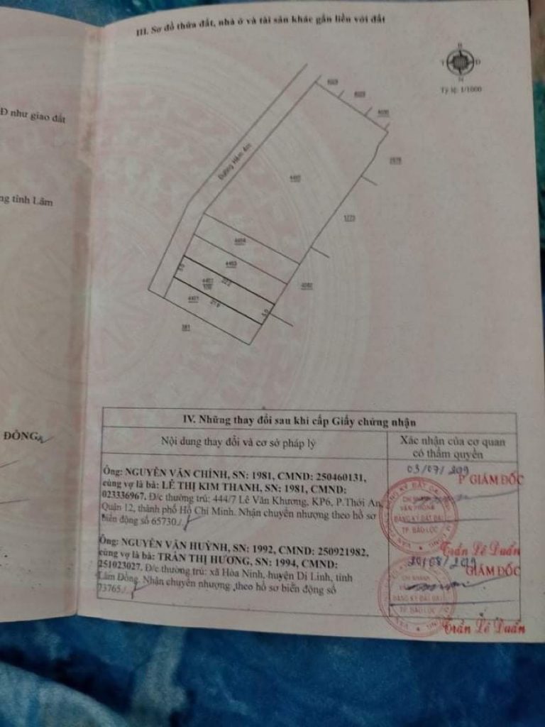 Bán nhà hẻm 151 Mạc Đỉnh Chi Phường 2 Bảo Lộc Lâm Đồng