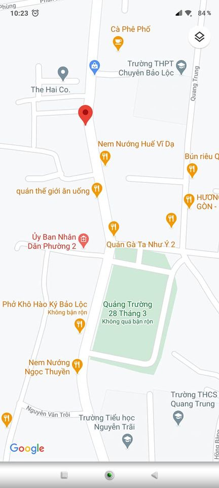 Nhà mặt tiền Nguyễn Công Trứ Bảo Lộc Tỉnh Lâm Đồng
