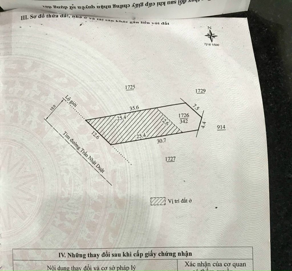 Đất nền thổ cư mặt tiền Trần Nhật Duật Dambri Bảo Lộc