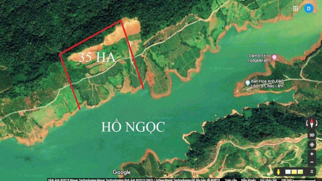 23ha Đất giáp hồ Ngọc Lộc Tân Bảo Lâm