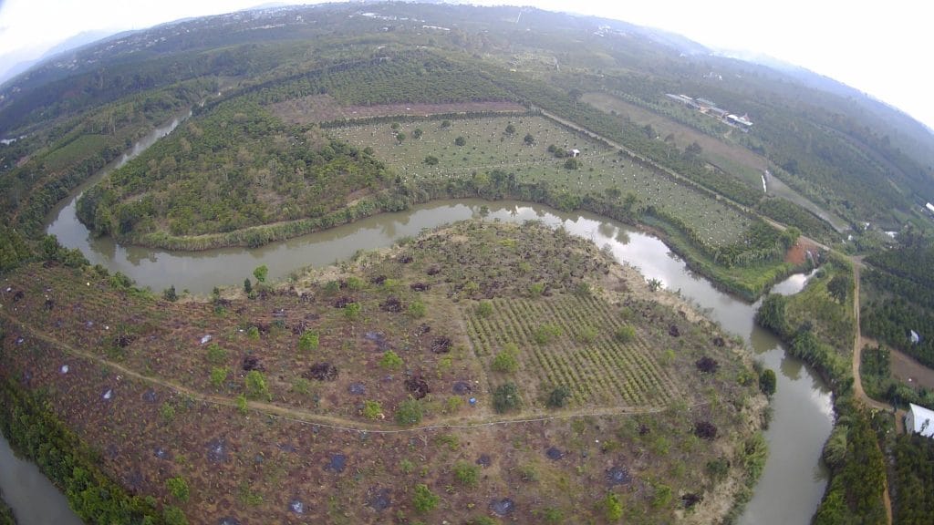 Bán 1,5 ha vườn trái cây đường nhựa lớn sau sông lớn tại Lộc Nga Bảo Lộc Lâm Đồng