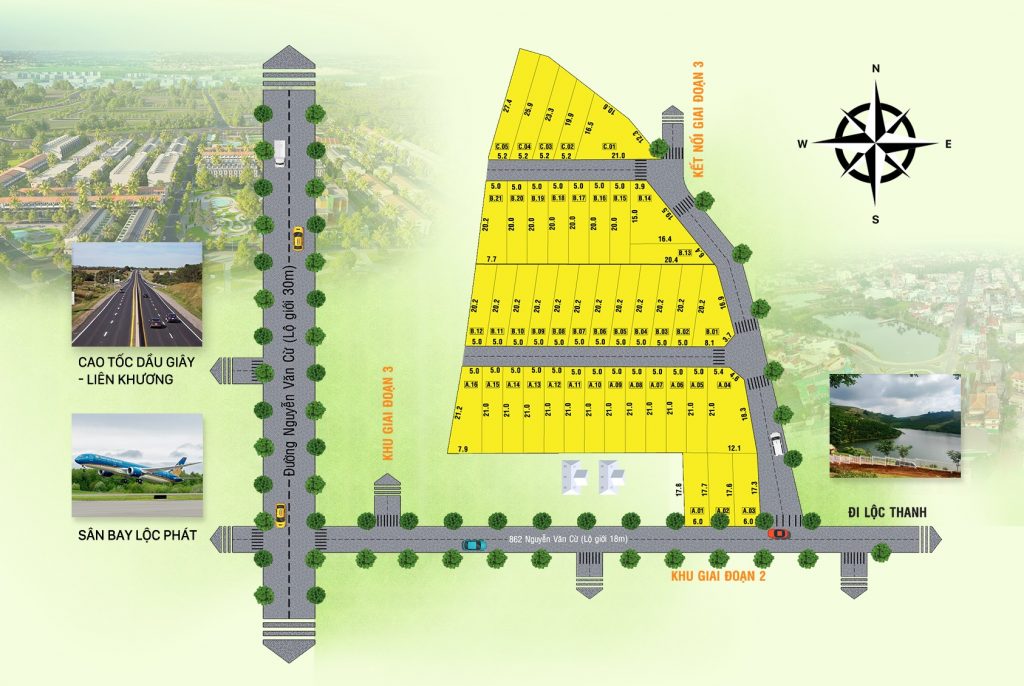 Dự án 42 lô đất nền RiChard đối diện Golden City Lộc Phát Bảo Lộc