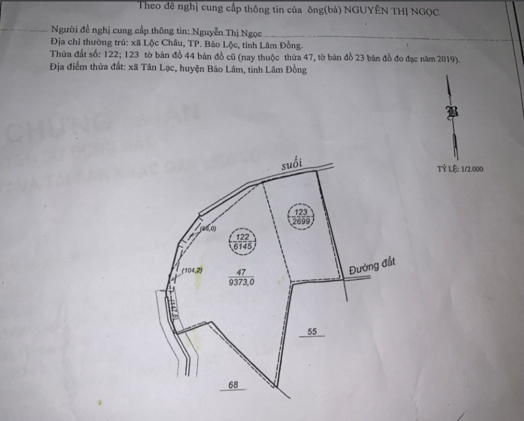 Bán 9,3 sào vườn Cafe Thôn 2 Tân Lạc Bảo Lâm
