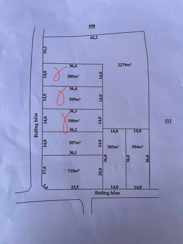 Đất nền hẻm 147 Trần Phú Lộc Sơn Bảo Lộc Lâm Đồng