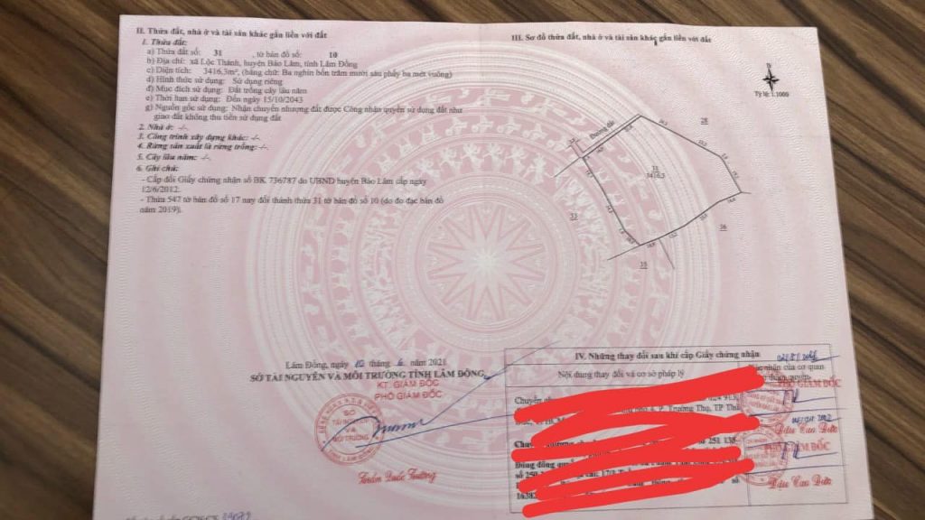 Bán gấp 3,4 sào hẻm Chi Lăng Lộc Thành Bảo Lâm Lâm Đồng