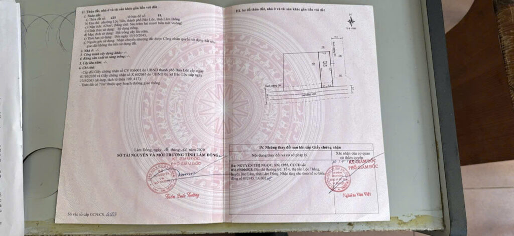 Đất nền biệt thự Lê Thị Riêng Phường 3 Bảo Lộc Lâm Đồng