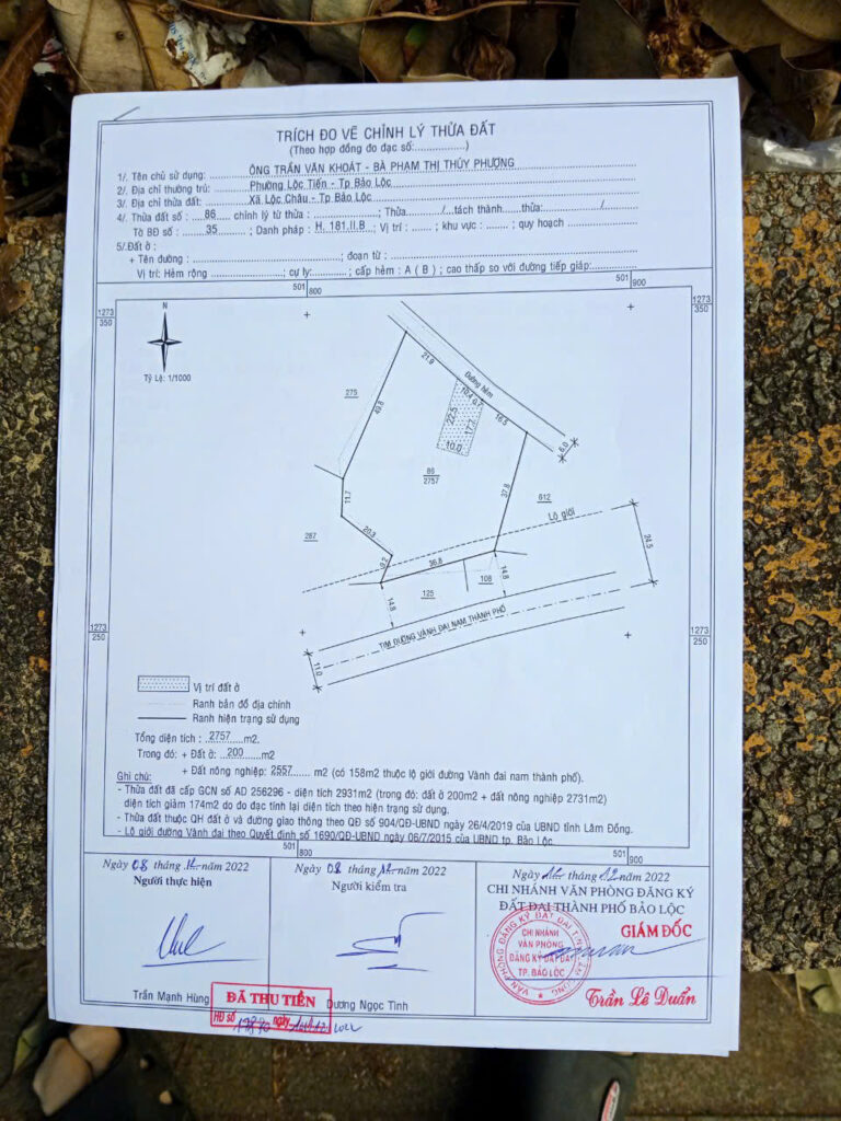 Bán 3 sào mặt tiền Đường tránh Bảo Lộc Phường 3 Bảo Lộc Lâm Đồng