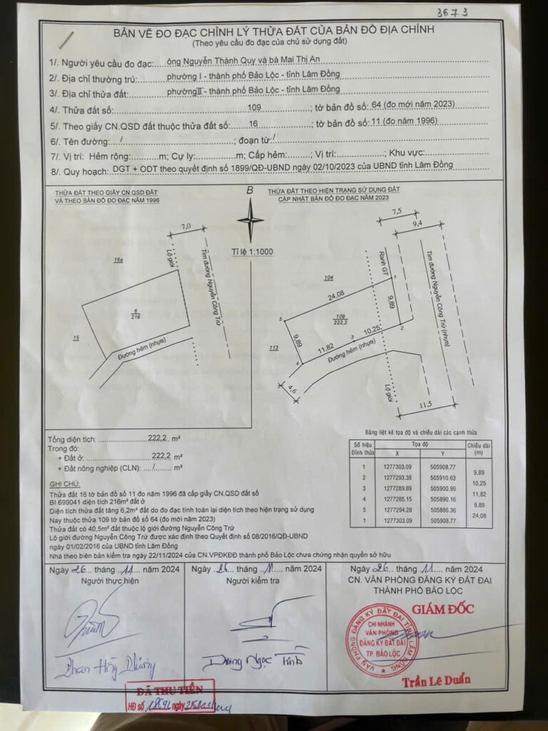 Bán nhà Góc 2 mặt tiền Nguyễn Công Trứ Phường 2 Bảo Lộc